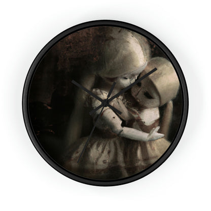 "A Melancholy Tango of Two Dolls" - The Alien Wall Clock