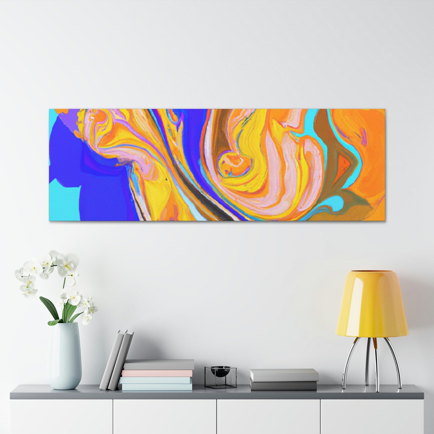 "Earth's Reflection: An Abstract Representation of Nature's Beauty" - The Alien Canva.