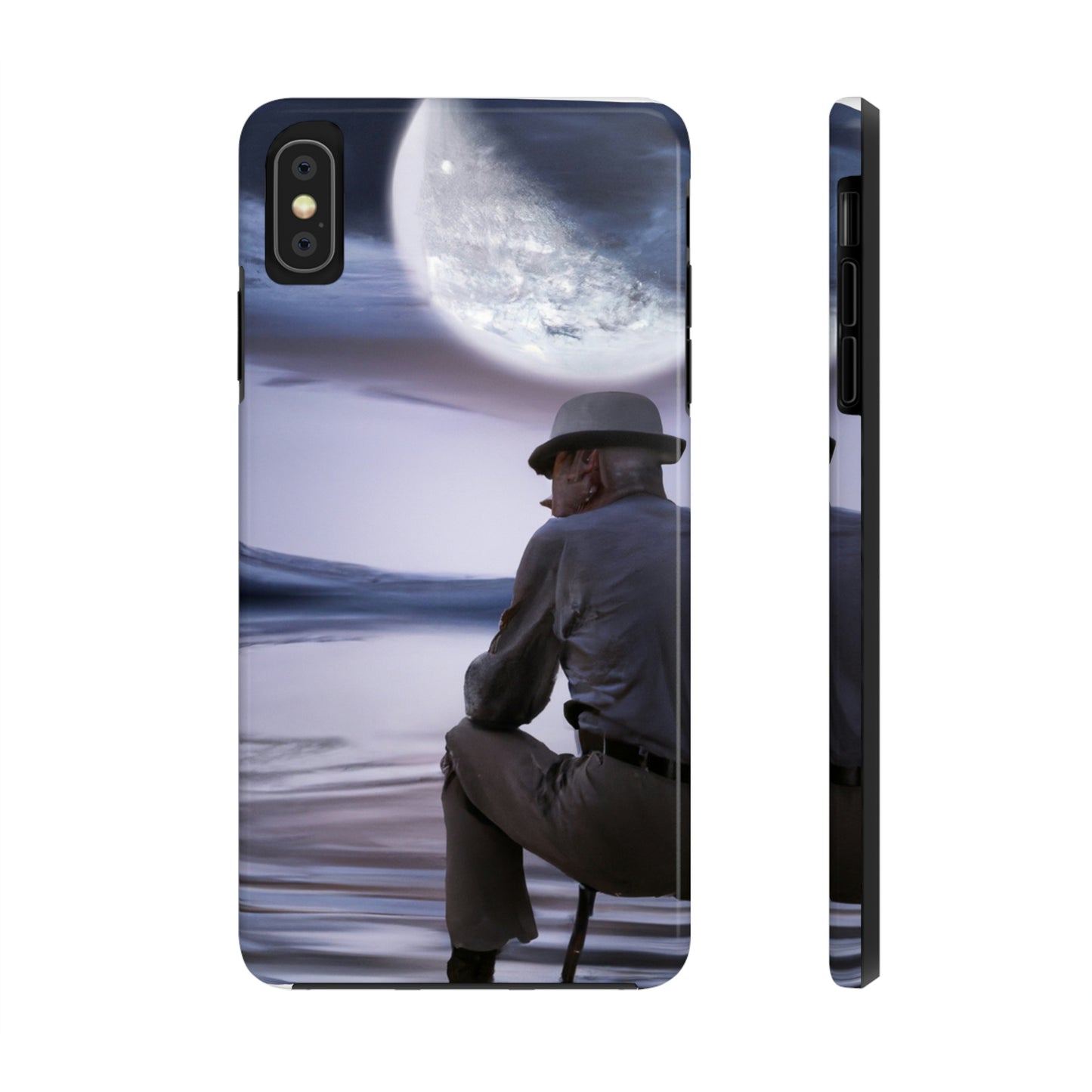 Moonlight Reflections on a Quiet Lake – Die Alien Tough Phone Cases