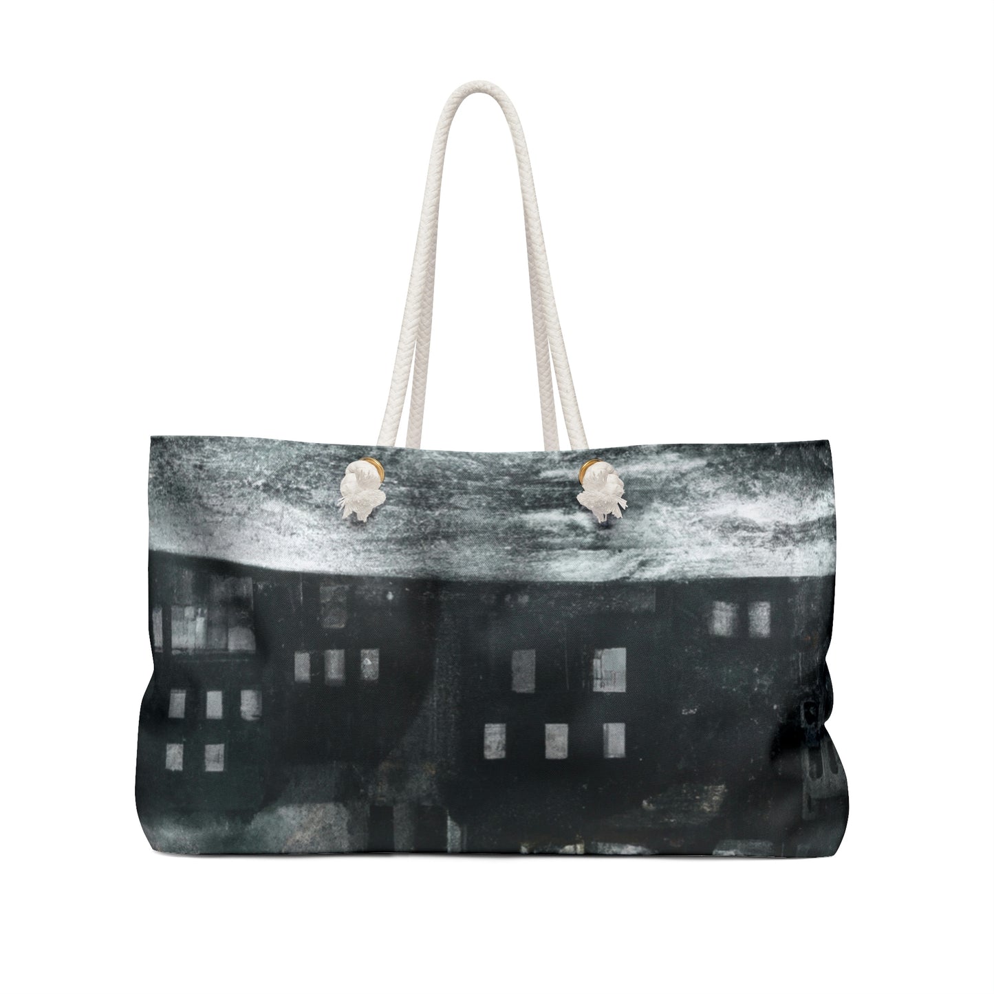 "Luminous Nocturne: A City Lit By Moonlight" - The Alien Weekender Bag