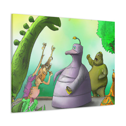 "Intergalactic Zoo Adventures" - The Alien Canva