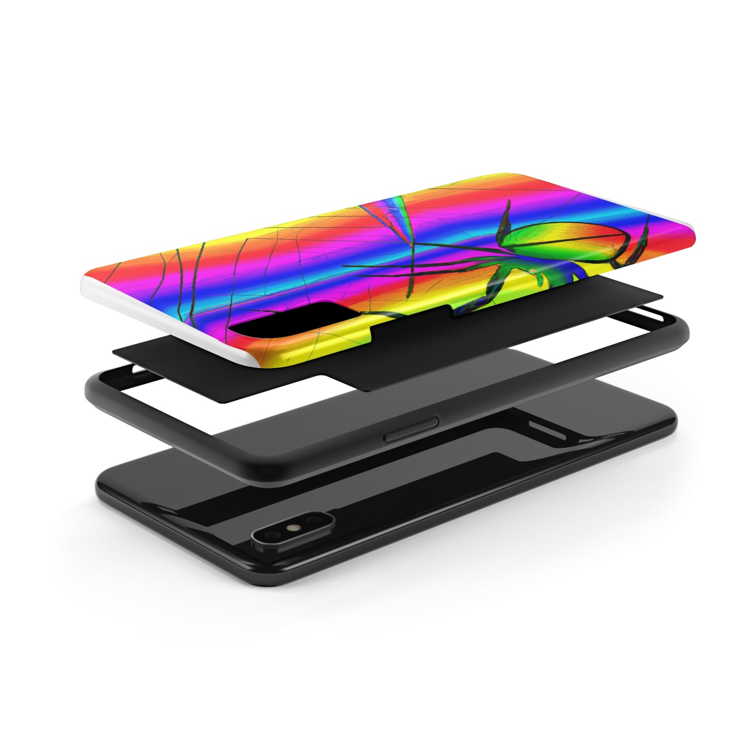 "A Spinnerette's Prismatic Web" - The Alien Tough Phone Cases