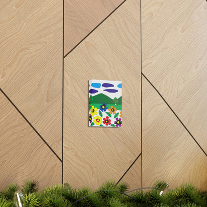 "Blooming Landscape: A Local Mural of Art and Nature" - Canvas