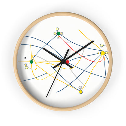 "Exploring the Dynamic Topology: Artful Visualization of a Network Structure." - The Alien Wall Clock