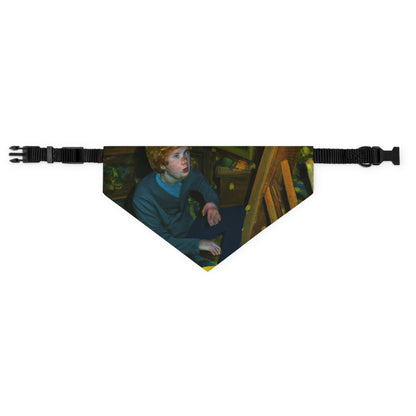 The Attic's Secrets: A Tale of Magic and Redemption - Das Alien Pet Bandana Halsband