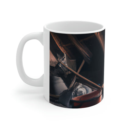 "Dusty Hopes in an Abandoned Attic" - Taza de cerámica The Alien 11 oz