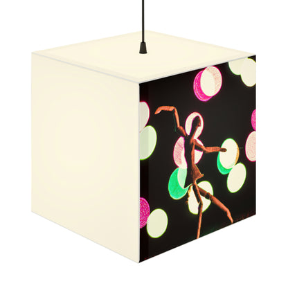 "Dancing in a Starry Shower". - The Alien Light Cube Lamp