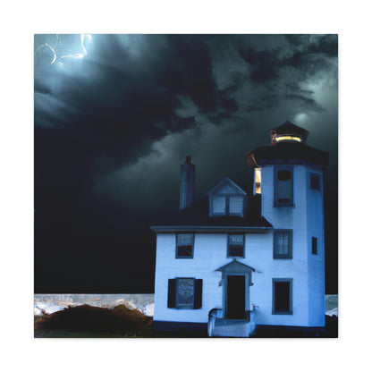 "El faro en la tormenta" - The Alien Canva