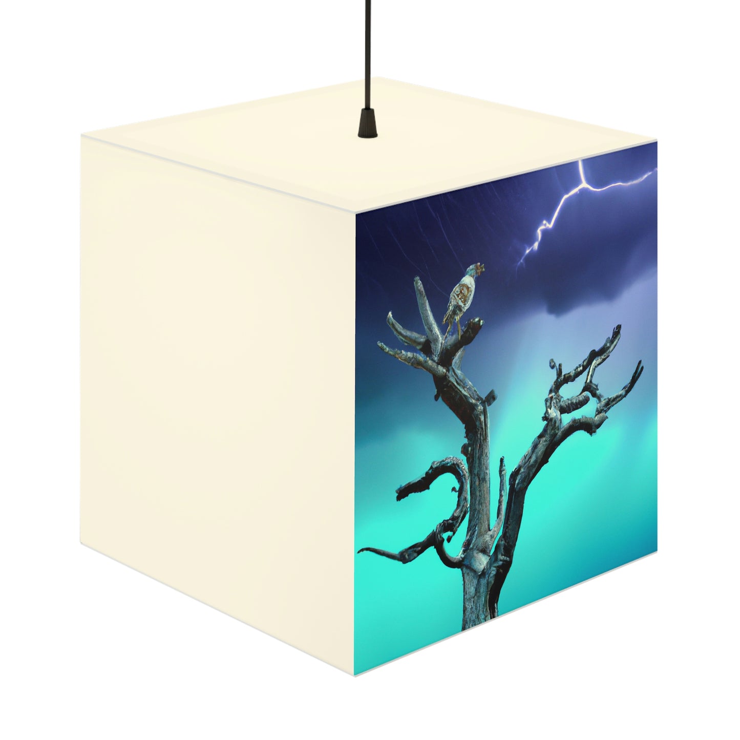 "Allein gegen den Sturm" - Die Alien Light Cube Lampe