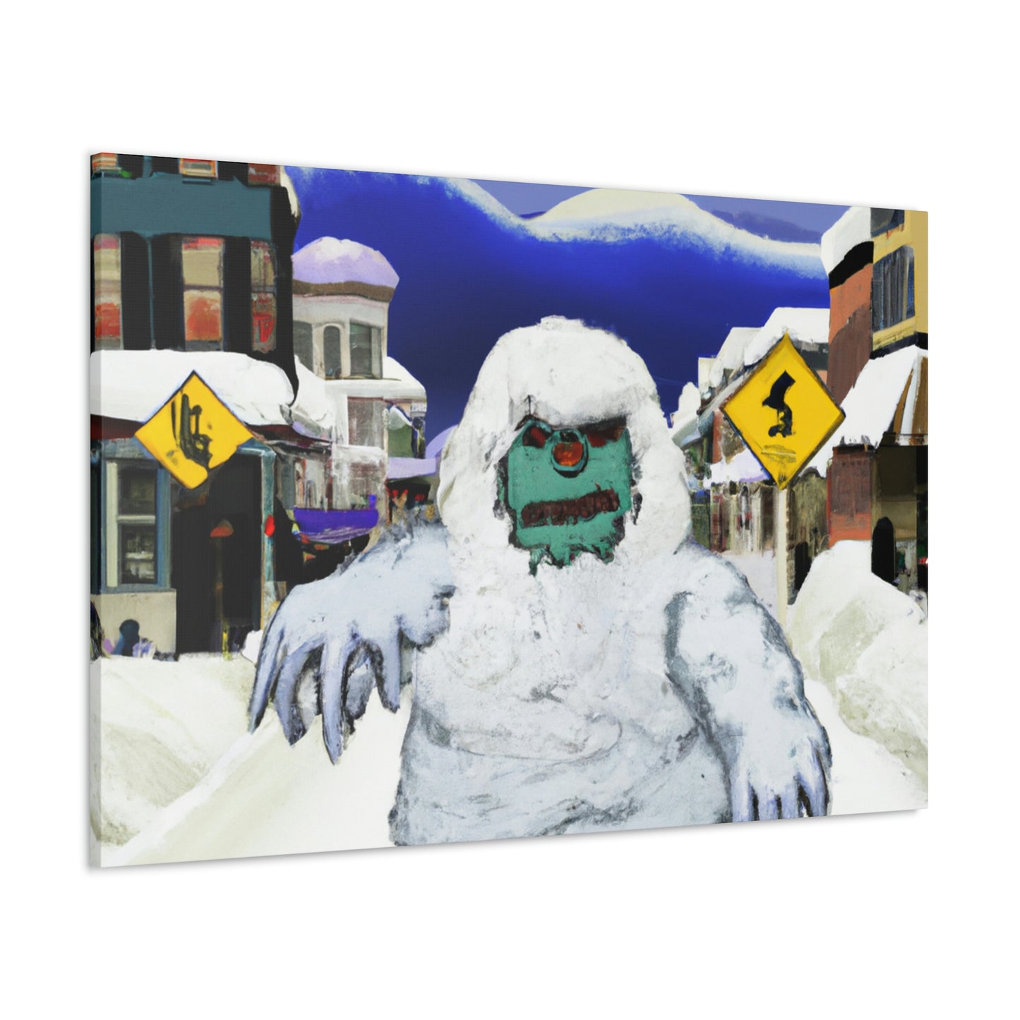 Frozen Terror: The Abominable Snowman's Reign - The Alien Canva