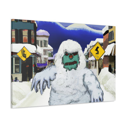 Frozen Terror: The Abominable Snowman's Reign - The Alien Canva