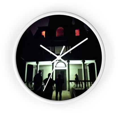 "Halloween Hauntings: Exploring a Haunted House"! - The Alien Wall Clock