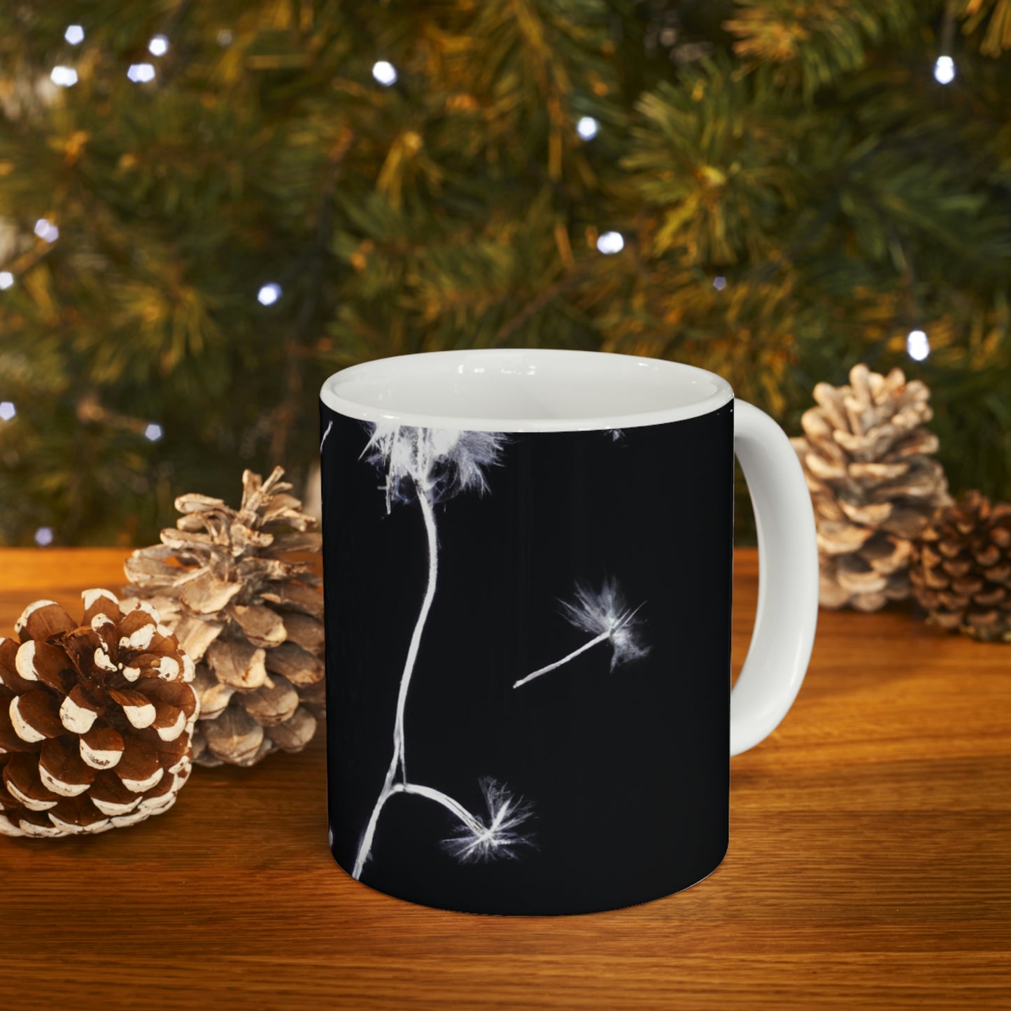 „A Dandelion Flicker in the Midnight Breeze“ – The Alien Keramiktasse 11 oz