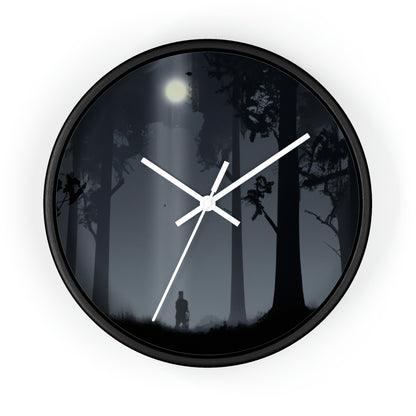 Lost in the Moonlight Forest. - The Alien Wall Clock