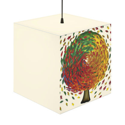 "Autumnal Whirl" - Die Alien Light Cube Lampe