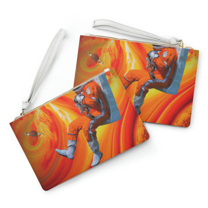 "Journeying in the Burning Orange Galaxy" - The Alien Clutch Bag