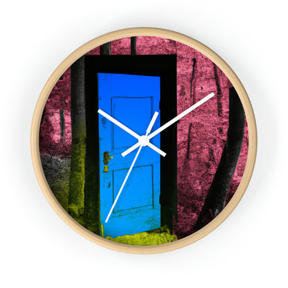 The Enigmatic Door of the Forest - The Alien Wall Clock