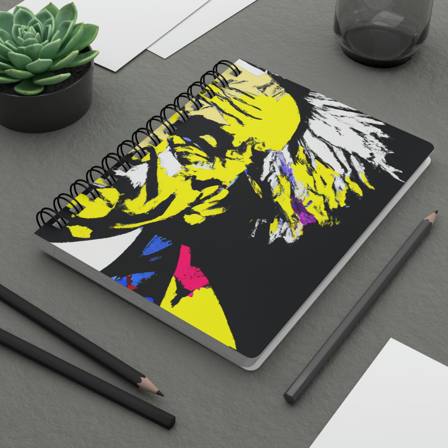 "Albert Einstein: A Pop Art Portrait" - The Alien Spiral Bound Journal