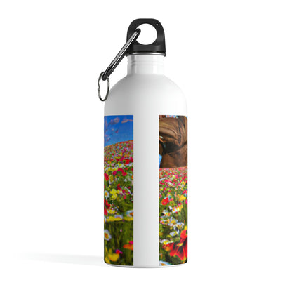 "A Blissful Tour of Floral Splendor" - The Alien Stainless Steel Water Bottle