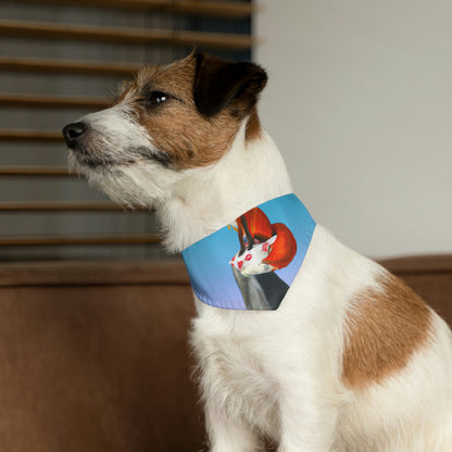 El zorro que alcanza su punto máximo en la montaña: el collar de bandana para mascotas alienígenas