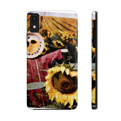 "Centinela solitaria del campo de girasoles" - Las fundas para teléfonos Alien Tough