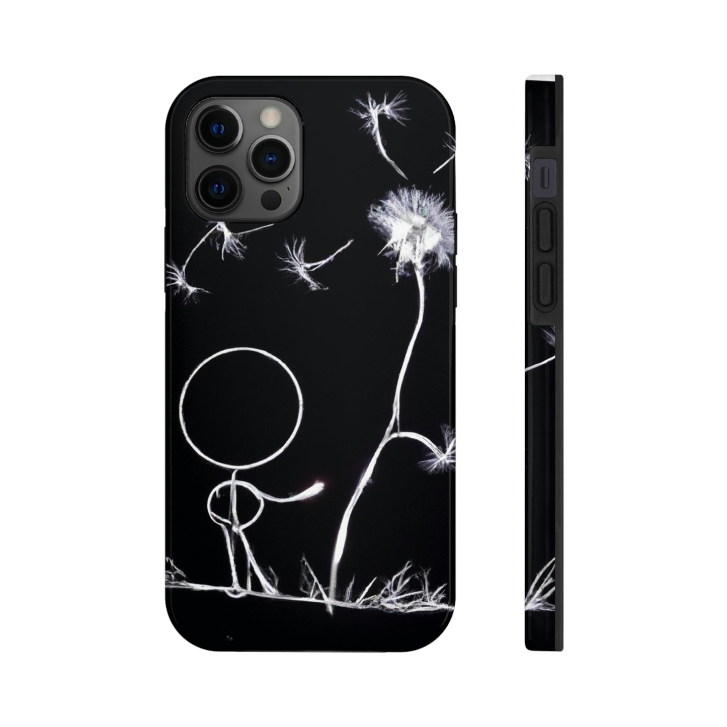 "Un parpadeo de diente de león en la brisa de medianoche" - The Alien Tough Phone Cases