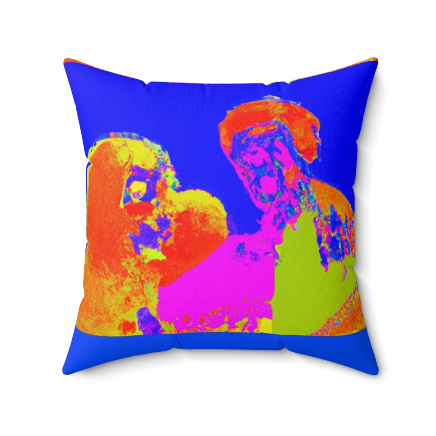 "A Unexpected Friendship Found." - The Alien Square Pillow