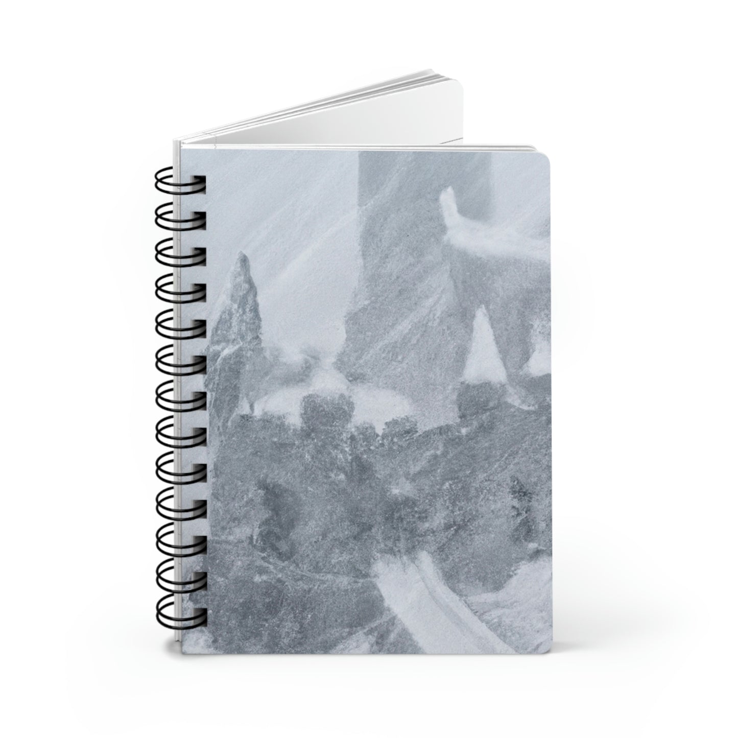 The Lost Castle Within the Snowstorm. - The Alien Spiral Bound Journal