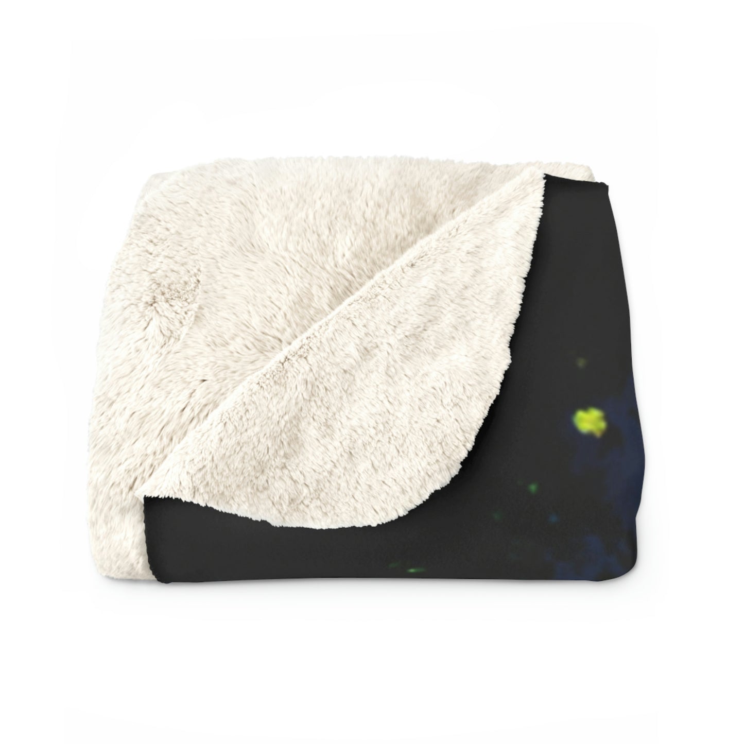 "Moonlight Fireflies" - The Alien Sherpa Fleece Blanket