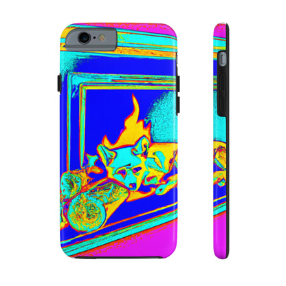 "Fuchs im Feuerschein". - Die Alien Tough Phone Cases