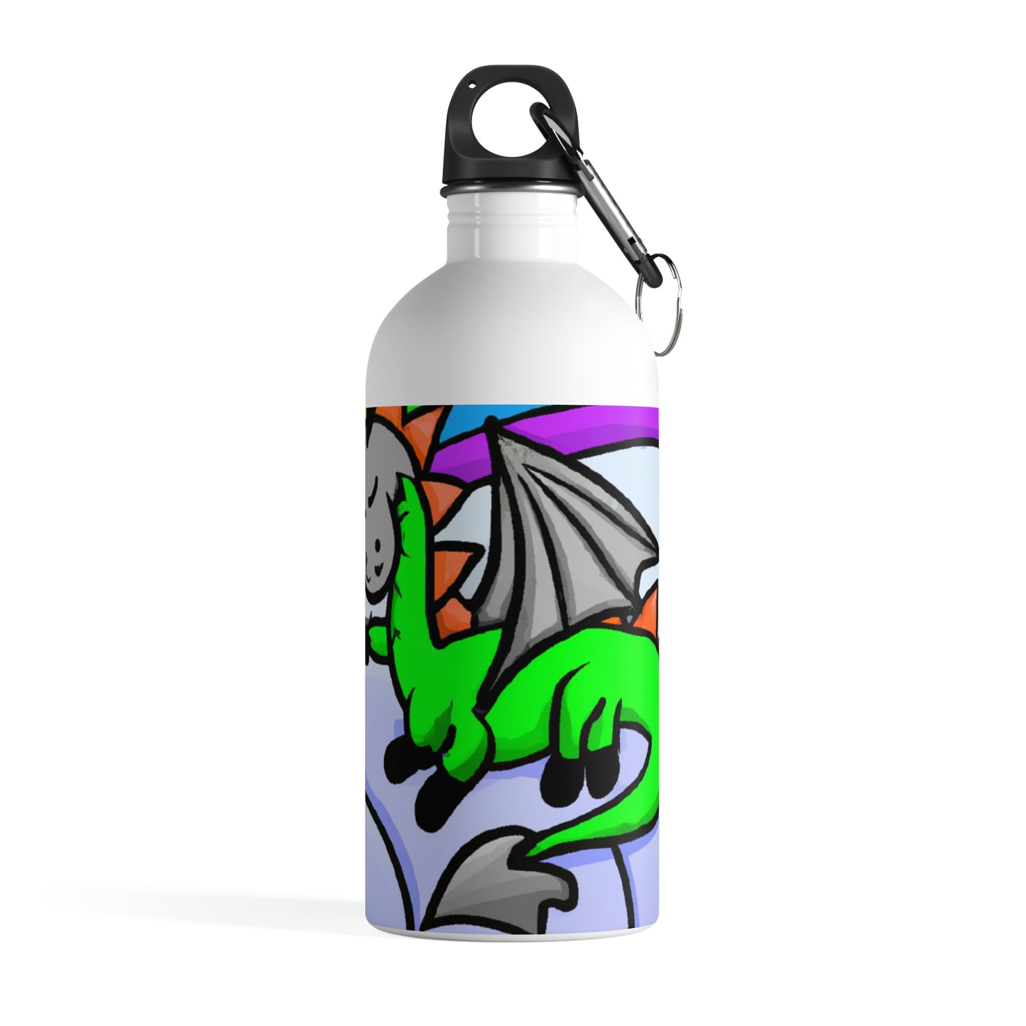 "A Dreamy Dragon's Nap" - The Alien Stainless Steel Water Bottle