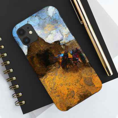 "Dusty Pilgrims at the Forgotten Shrine" - The Alien Tough Phone Cases