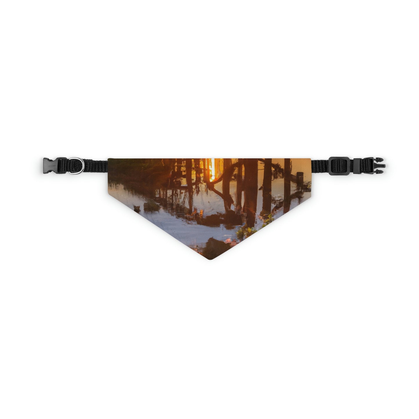 "Ewiger Sonnenaufgang" - Das Alien Pet Bandana Halsband