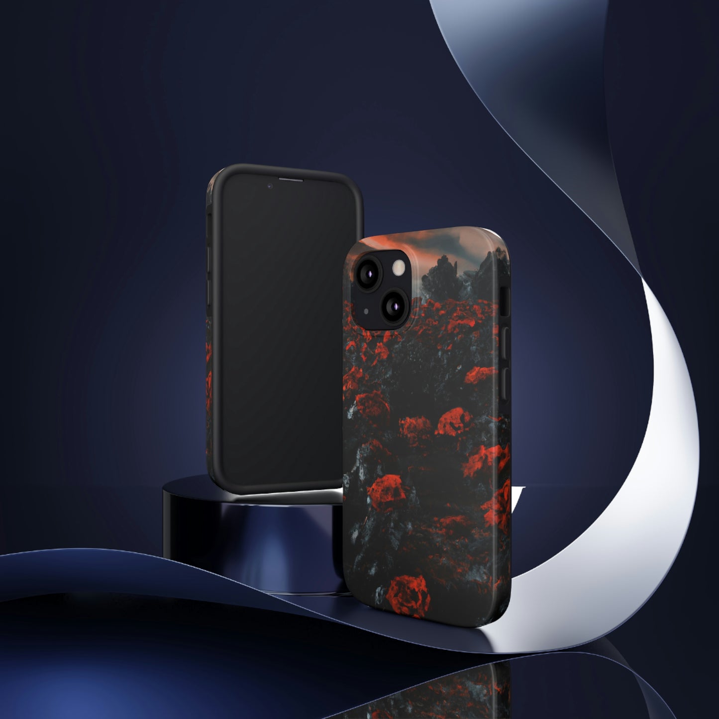 "Inferno der Blüten" - Die Alien Tough Phone Cases