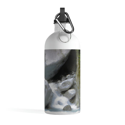 "Canyon Chaos: The Rockslide Race" - The Alien Stainless Steel Water Bottle