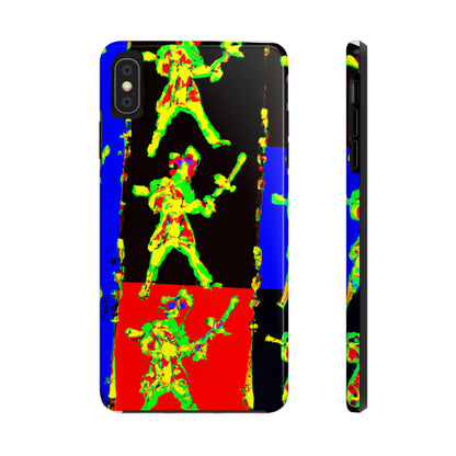 "Tanz mit Feuer und Stahl." - Die Alien Tough Phone Cases