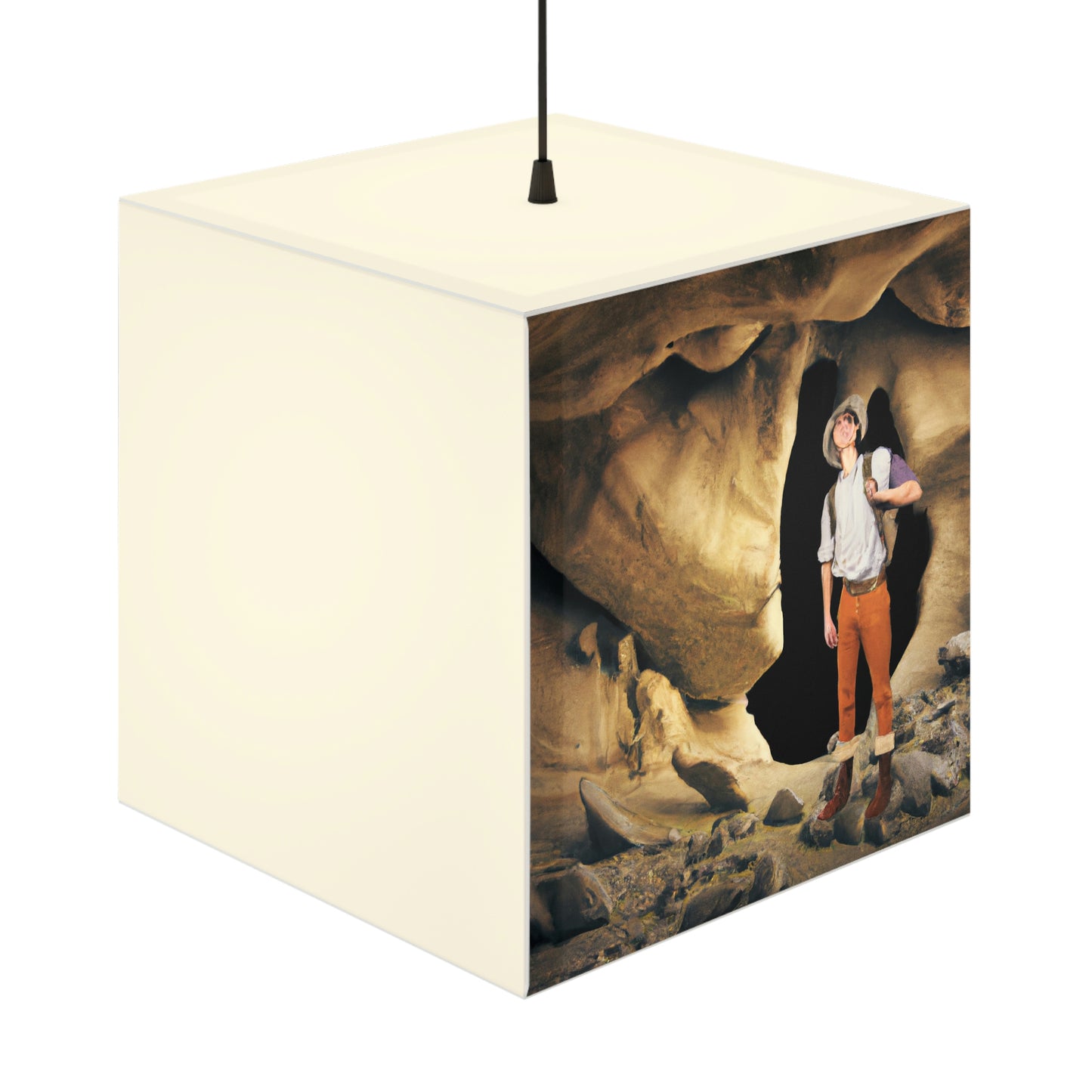 "A Peculiar Journey into the Caverns of Uncertainty" - The Alien Light Cube Lamp