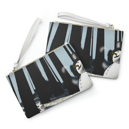 "Chilly Adventures in the Enchanted Forest" - Die Alien Clutch Bag