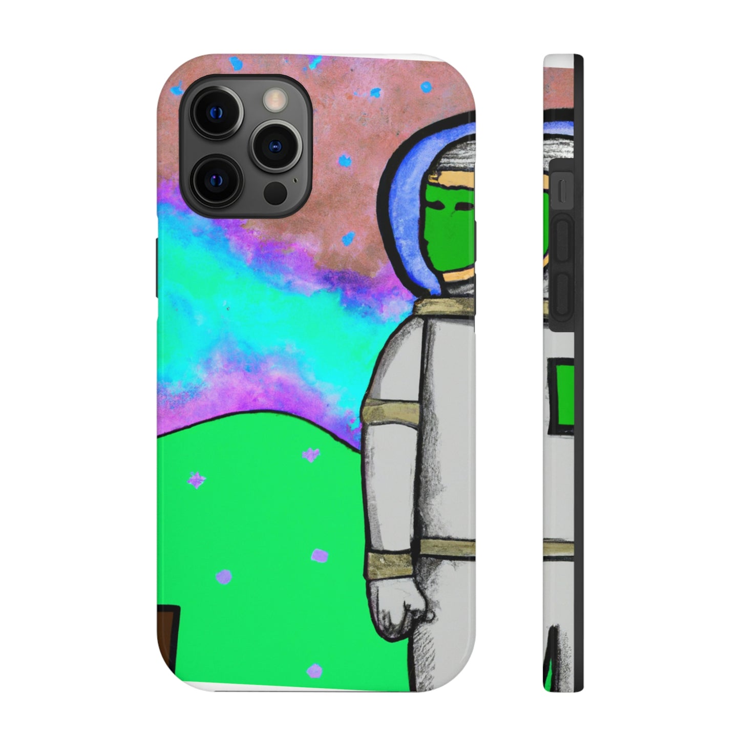 "Alone in the Alien Sky" - The Alien Tough Phone Cases