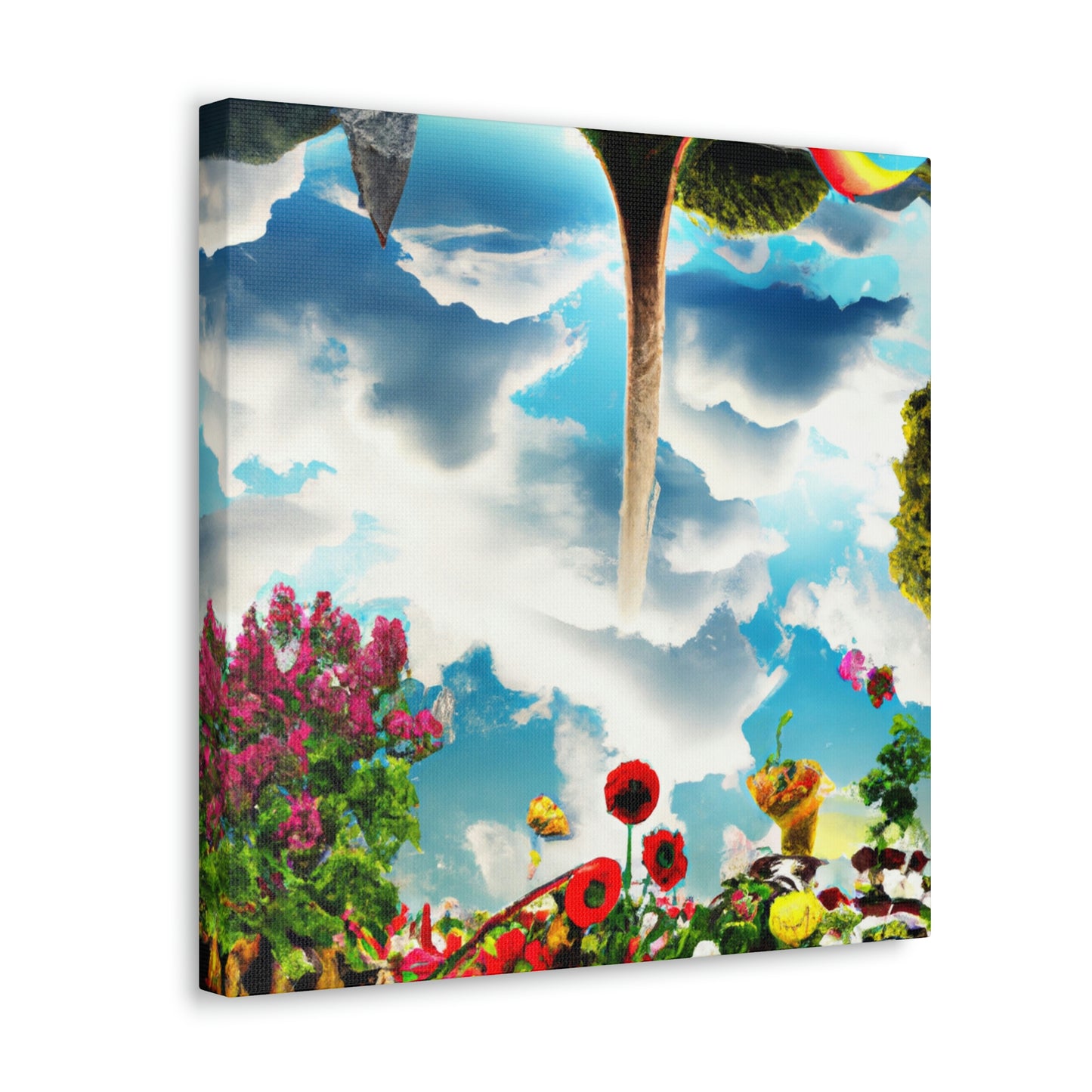 Rainbow Sky Garden - The Alien Canva