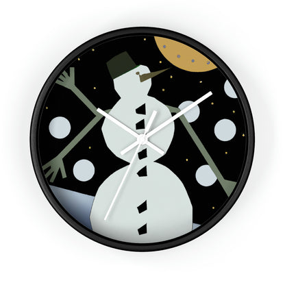 "A Winter Night's Wish" - The Alien Wall Clock