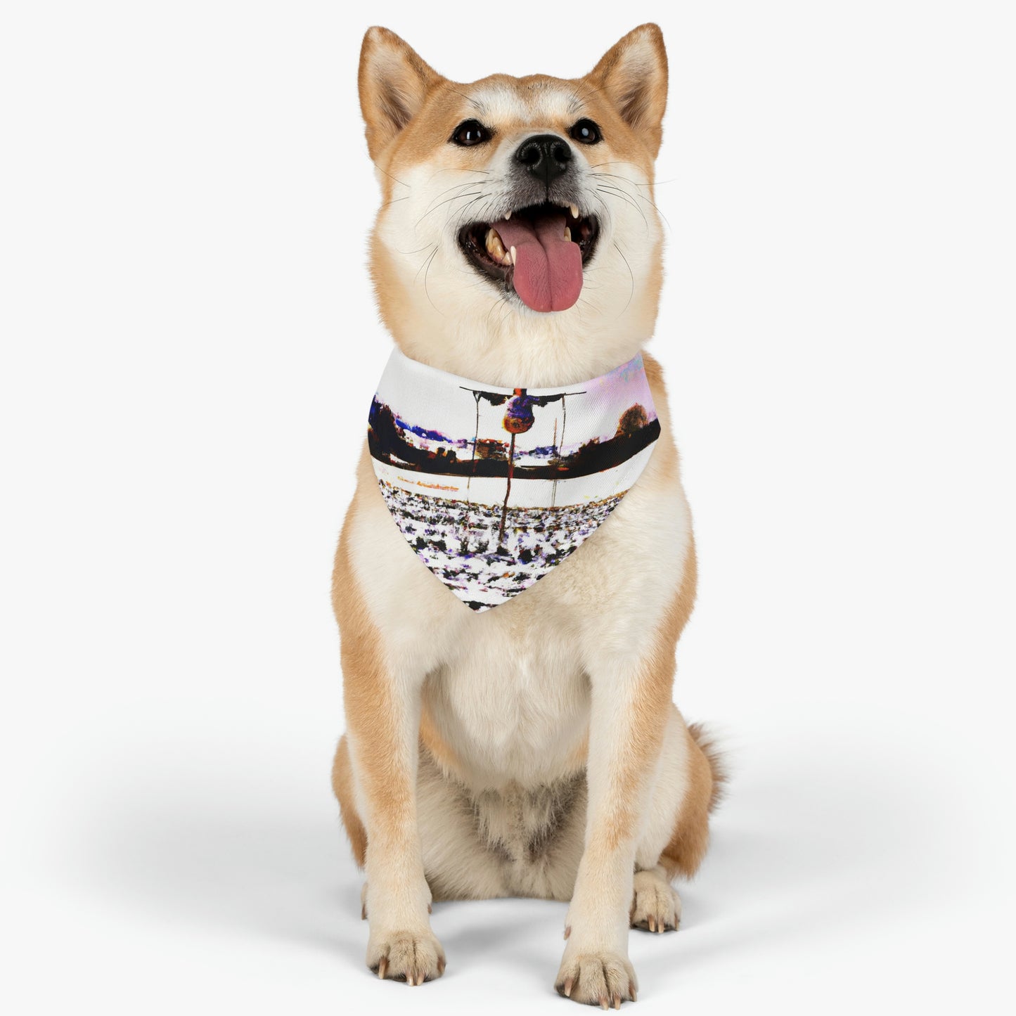 "A Winter Vigilance" - The Alien Pet Bandana Collar