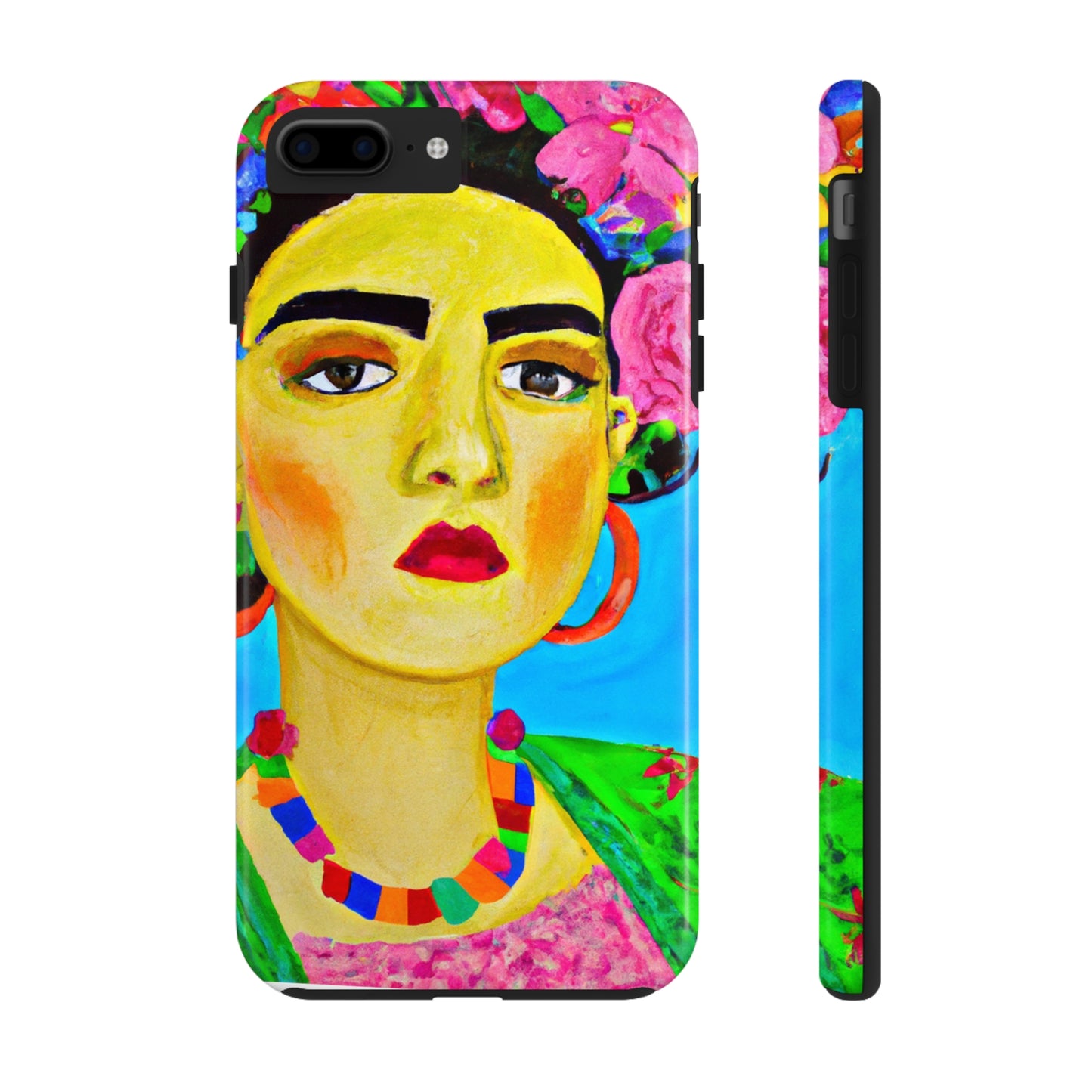 "Fierce and Free: A Frida Kahlo-Inspired Tribute to Mexican Women" - The Alien Tough Phone Cases