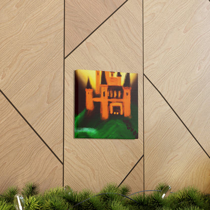 "Mysterious Castle Painting" - The Alien Canva