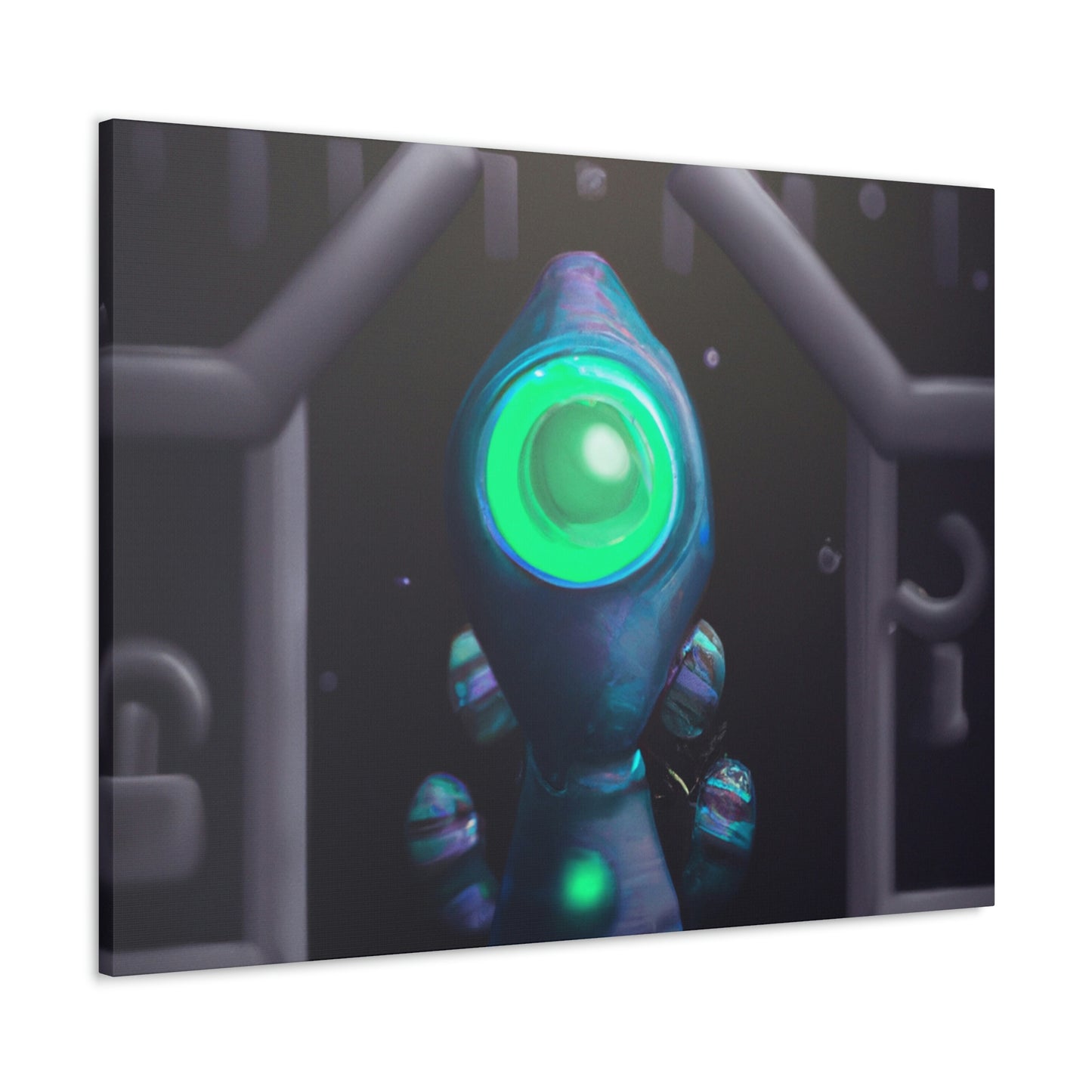 "The Secret Portal Guardian" - The Alien Canva