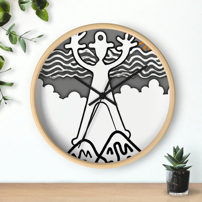 The Mystic Mist of the Mountain - The Alien Wall Clock