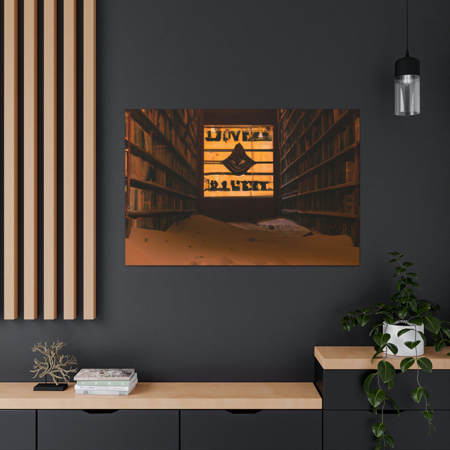 "La biblioteca olvidada del desierto" - The Alien Canva