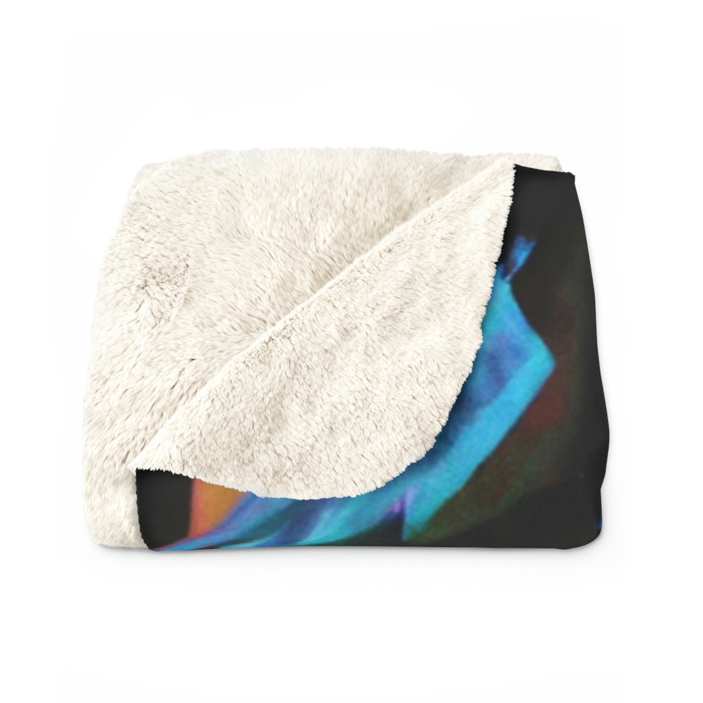 "Candy Cane Wonderland" - The Alien Sherpa Fleece Blanket