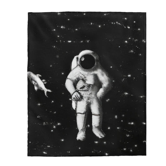 "A Celestial Sea Dance" - The Alien Velveteen Plush Blanket