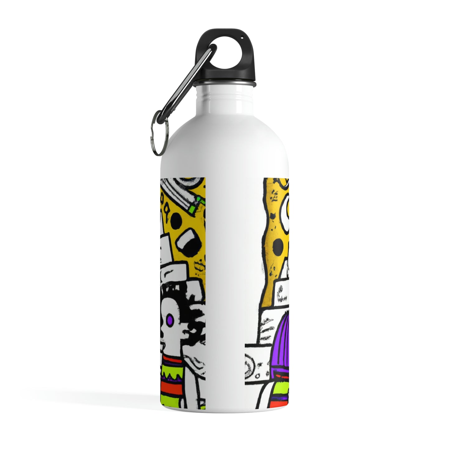 Mystic Mage Odyssey: A Time-Travel Tomb Raid - The Alien Stainless Steel Water Bottle